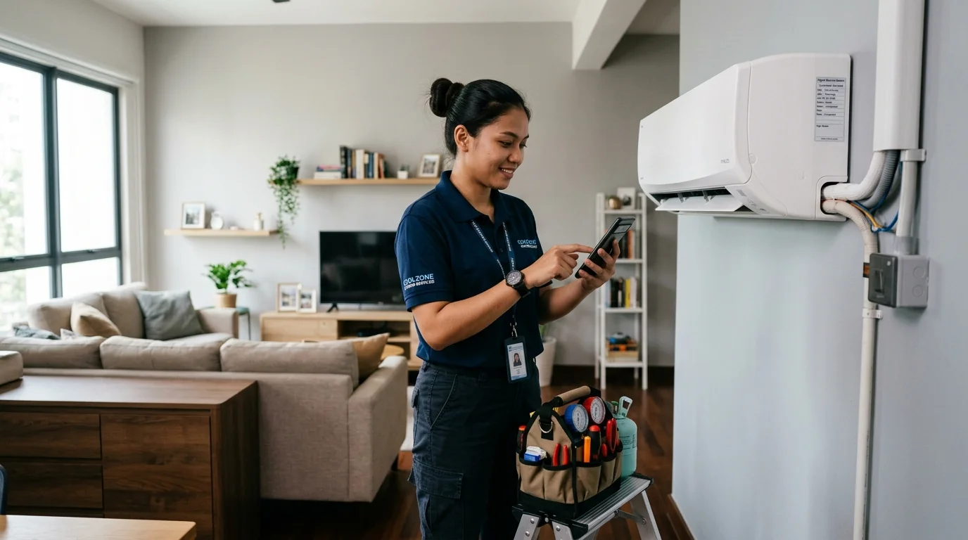 HVAC Field Service Management Software Mobile Technician Diagnostics Checklist